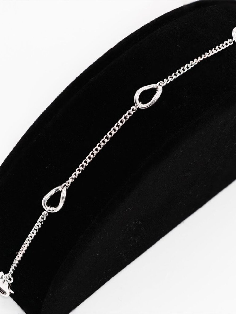 925 Sterling Silver Fancy Infinity Bracelet